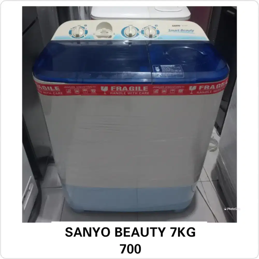 MESIN CUCI 2 TABUNG SANYO 7KG