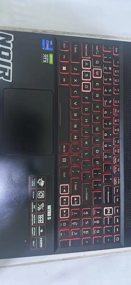 Acer Nitro 5 AN515-58 i9-12900H RTX 3060 RAM 32GB Terawat Siap Gaming