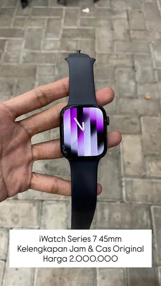 Iwatch series 7 45mm . Bh 96% Original