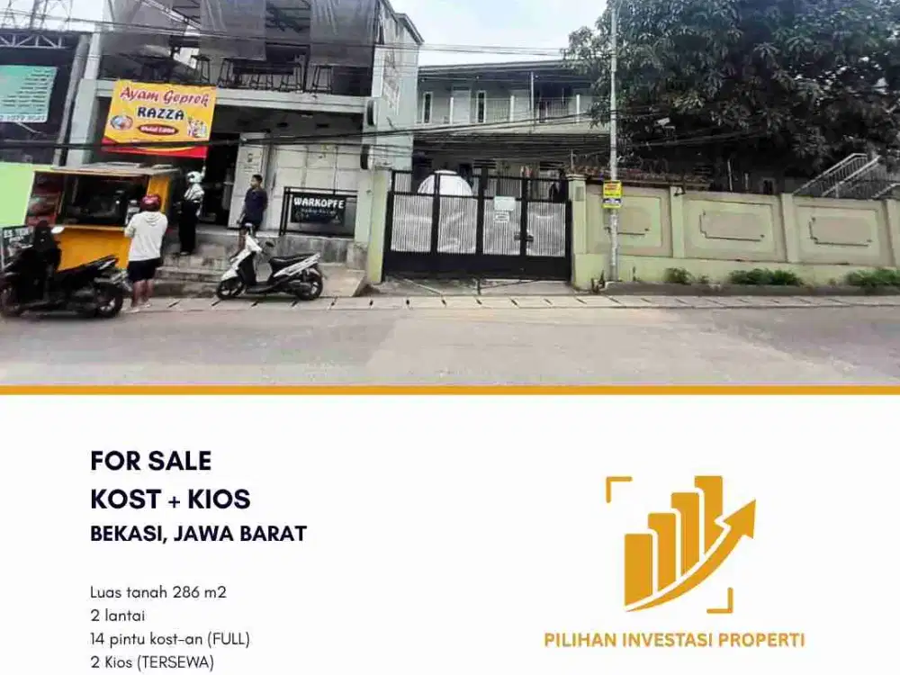 Dijual Cepat Kost-an dan Kios di Bekasi Timur