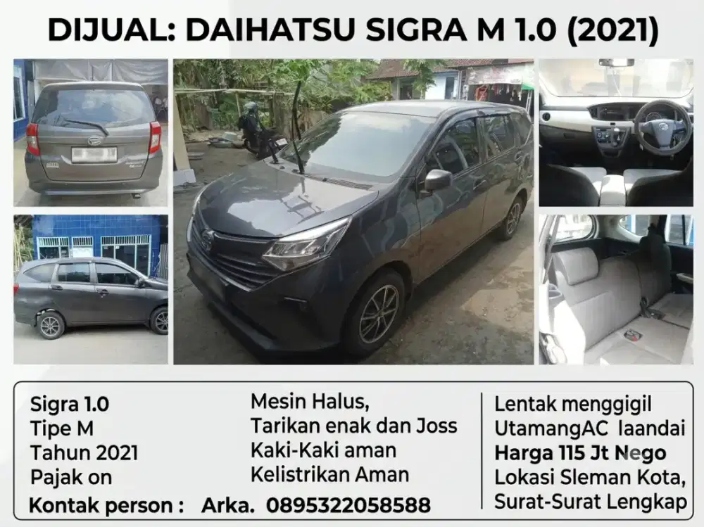Daihatsu Sigra 1.0 Tipe M 2021 MT