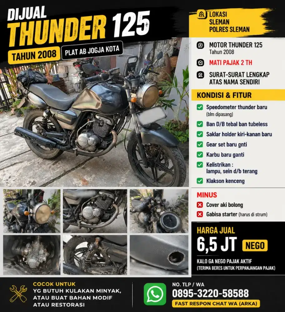 Suzuki Thunder 125, thn 2008