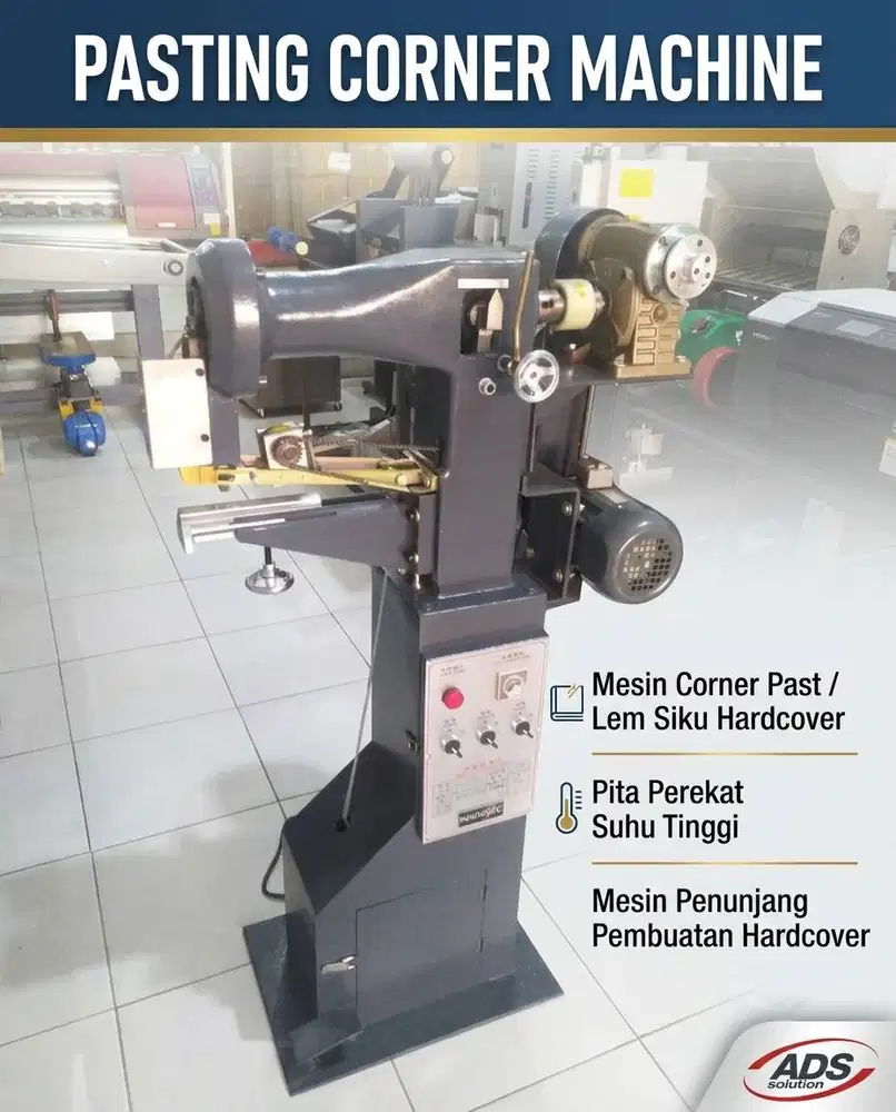 PASTING CORNER MACHINE / MESIN TEMPEL SUDUT PADA KEMASAN KARTON BOX