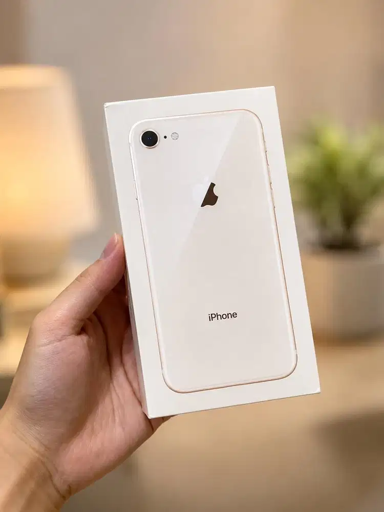 iPhone 8 ibox PA/A Gold Like New Langka + Nota Asli ibox