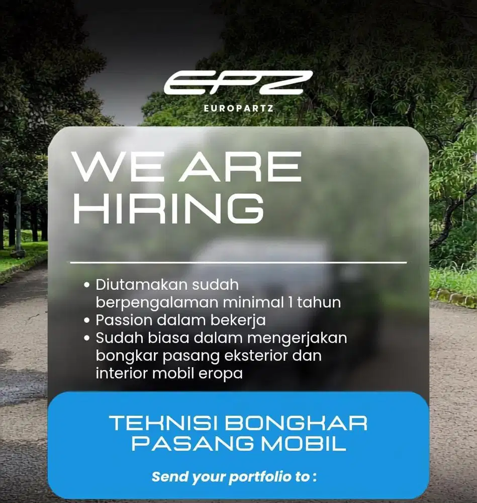 teknisi bongkar pasang mobil