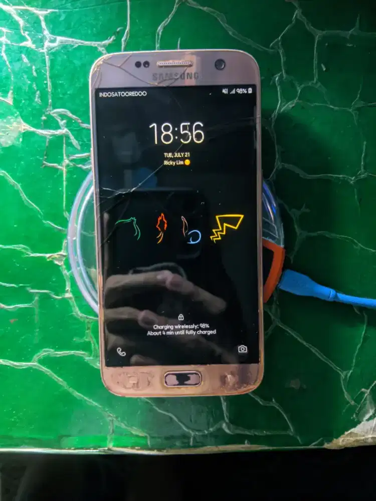 Samsung Galaxy S7 Flat, ex Inter Korea. Signal aman