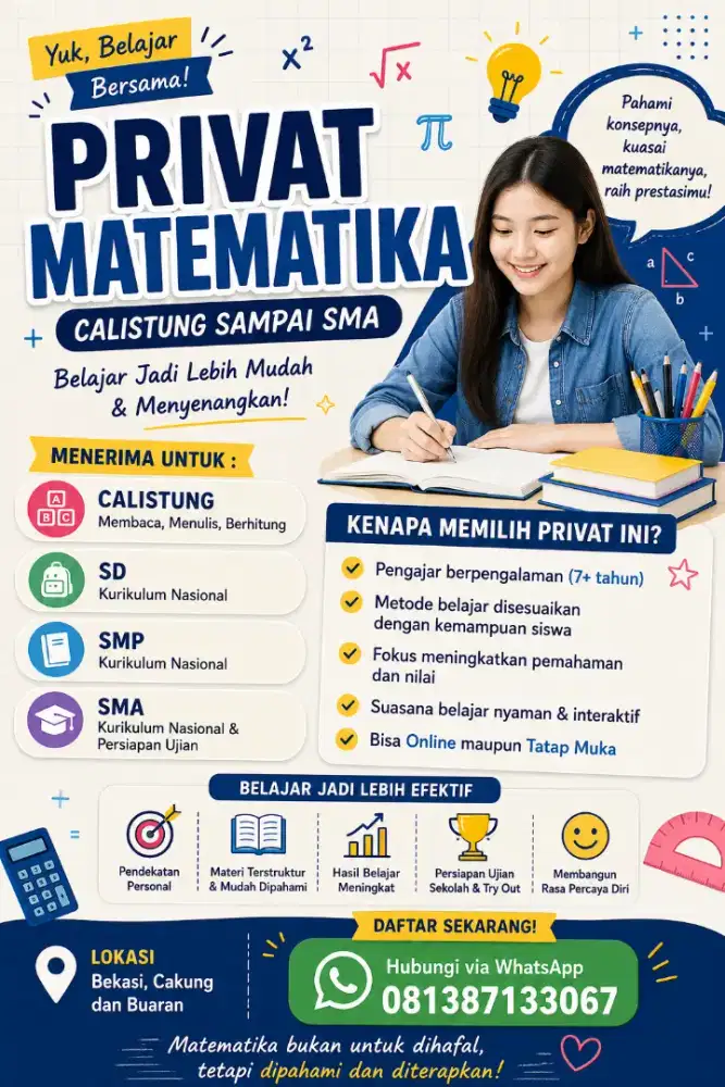 Privat Matematika dan Calistung