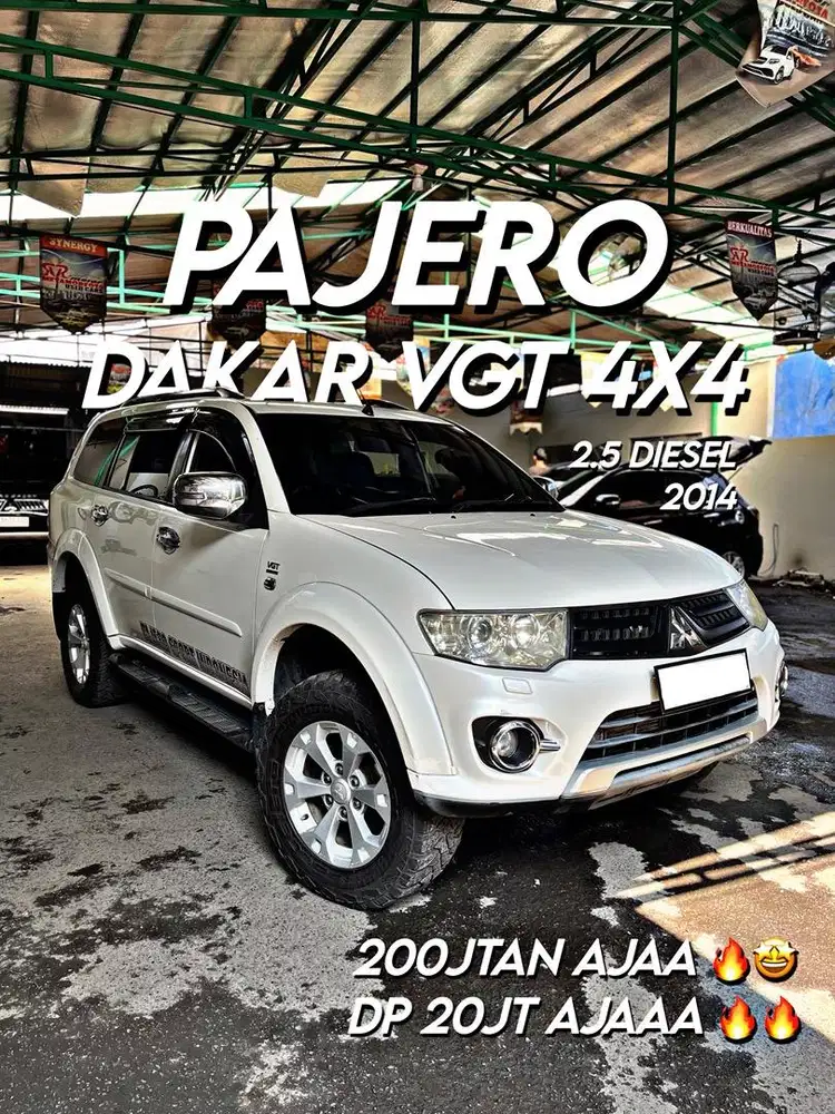 dp20jt Mitsubishi Pajero Dakar 2.5 VGT 2014 4x4 vnt AT DIESEL fortuner