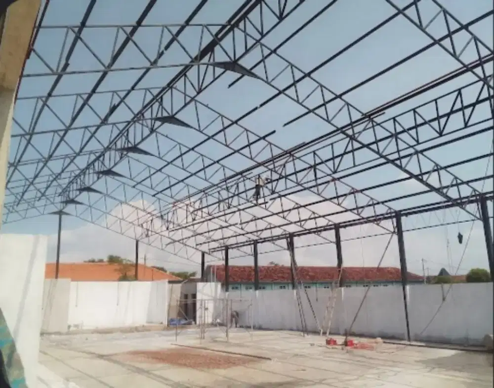 Kanopi,pagar,pintu gerbang, baja ringan & pengerjaan iwf ,H Beam