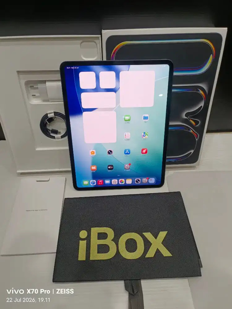 ipad pro M4 256gb 13inch nulus like new bh 100% Cc 7 baru 7 kali cas