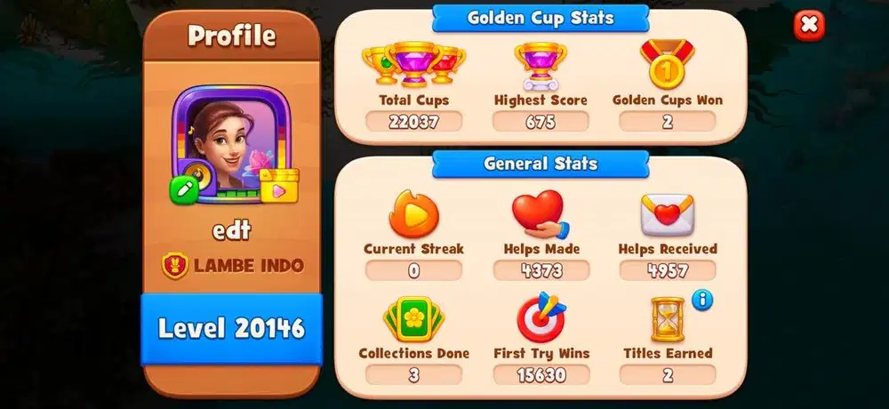 AKUN GARDEN SCAPES LEVEL 20.000+ (MILIK PRIBADI)