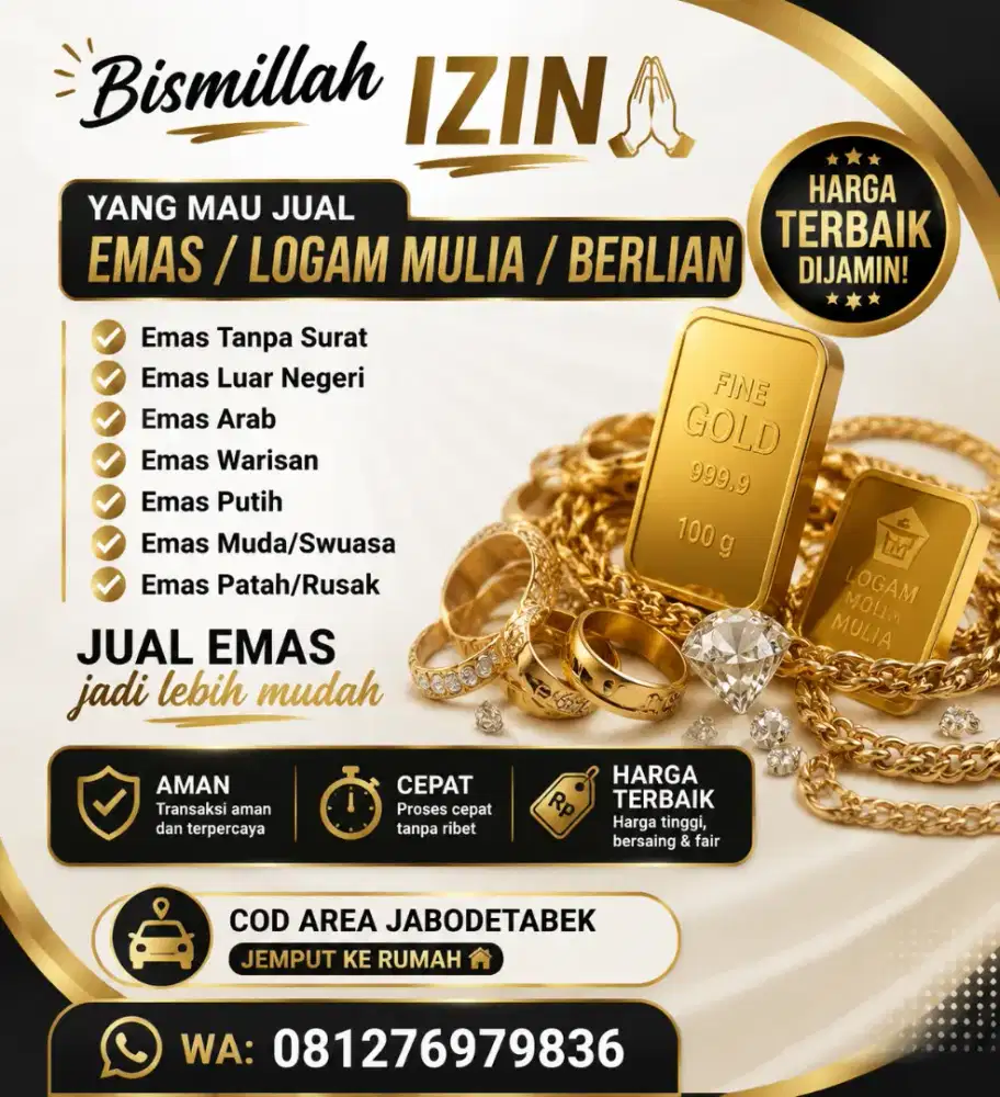 Terima jual emas & antam