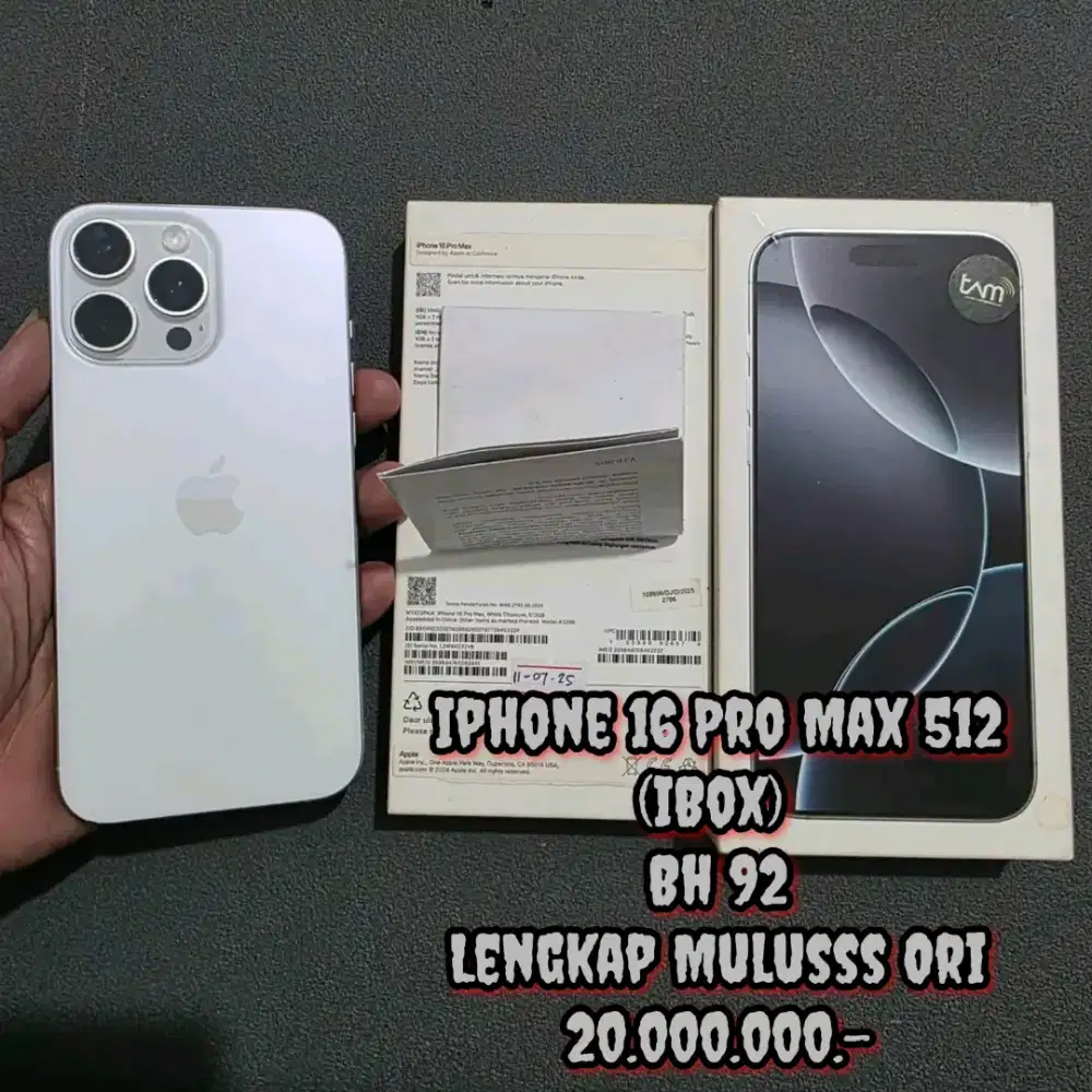 Iphone 16 Pro Max 512 (iBox) Bh 92