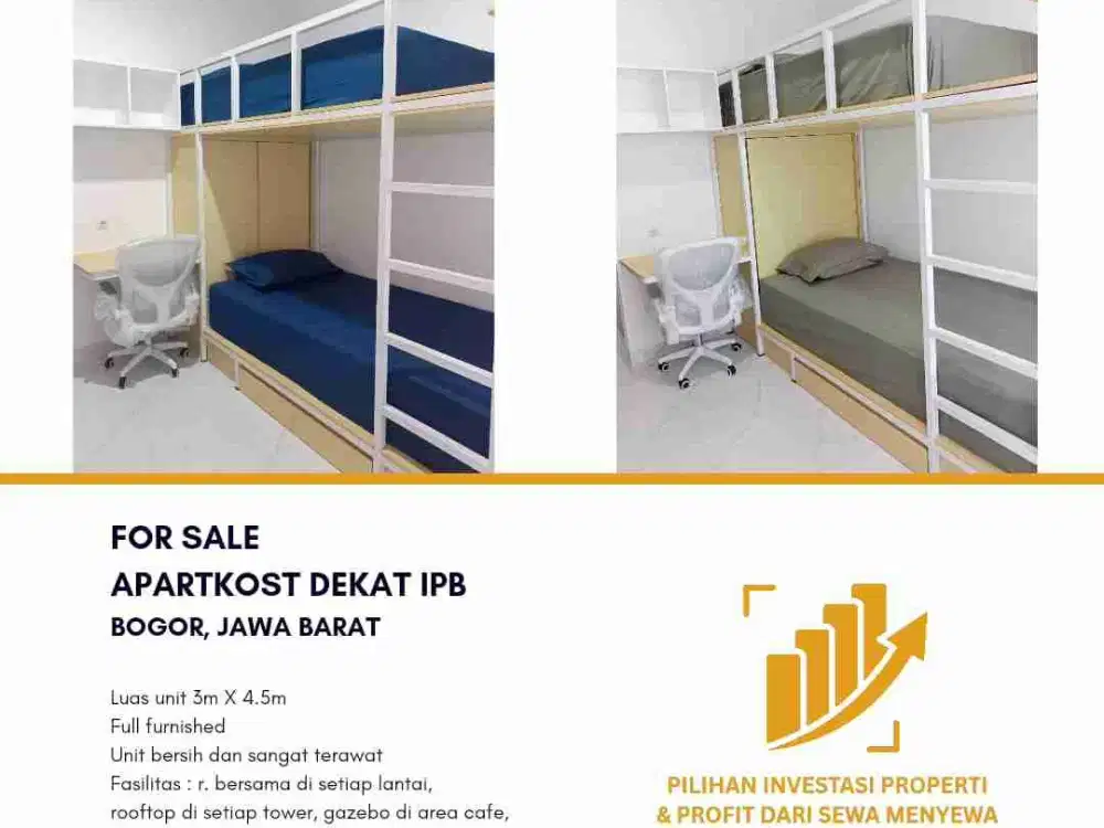 Dijual Apartkos dekat IPB, Bogor