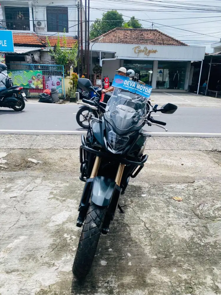 Cb500x th 2023 asli Bali sudah isi variasi Deva motor
