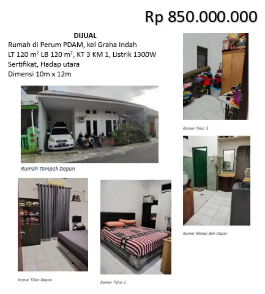 Rumah Pribadi dijual