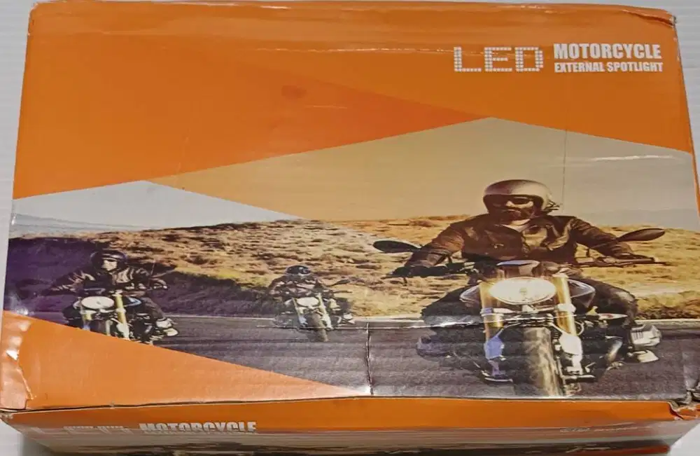 Sepasang Lampu Tembak Motor LED External Spotlight