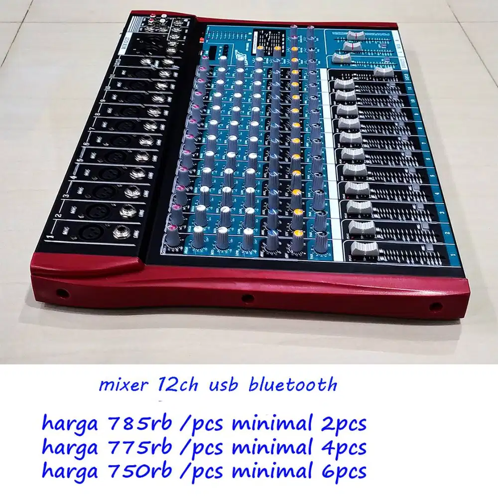 mixer 12ch usb equaliser efek