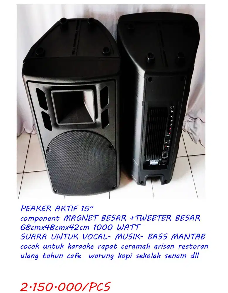 speaker aktif 15  per pcs