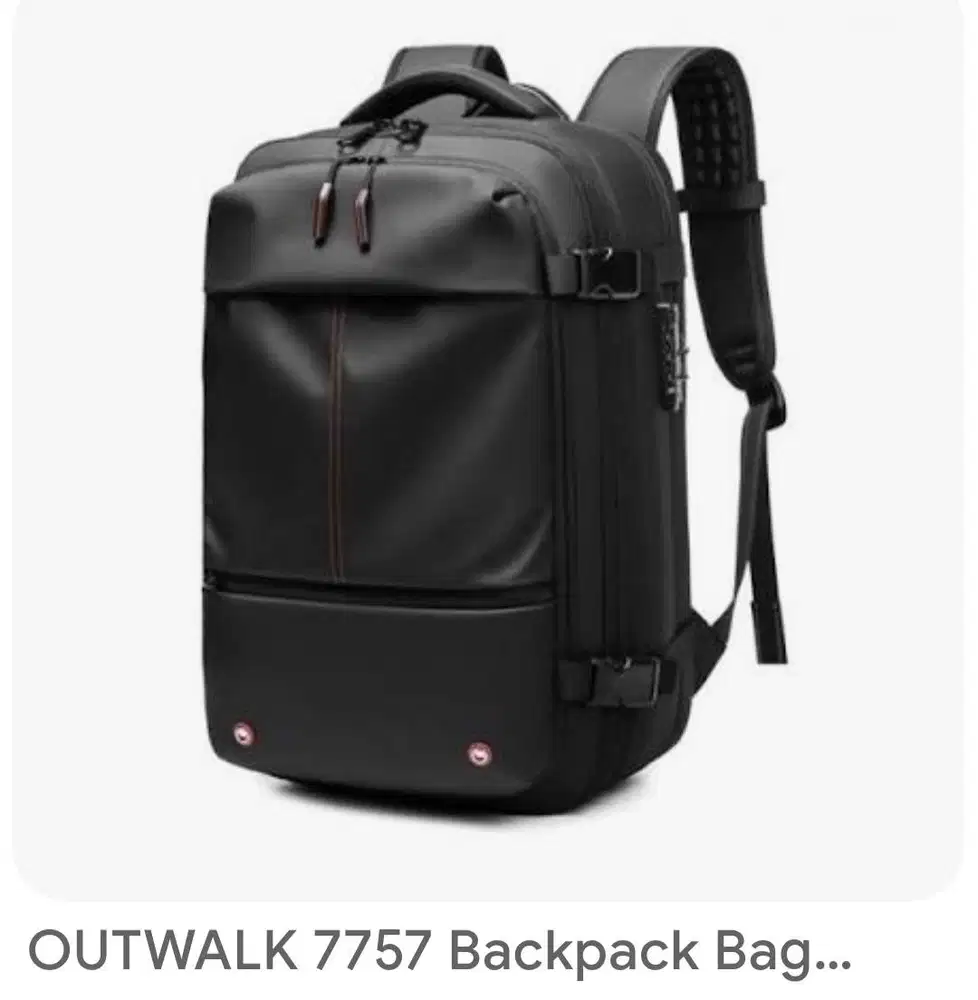 Backpack Vacuum - Tas Ransel Laptop 17 OUTWALK 7757 TSA Expandable