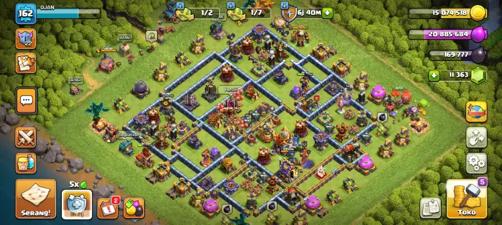 Akun Game COC Town Hall 16 Bogor