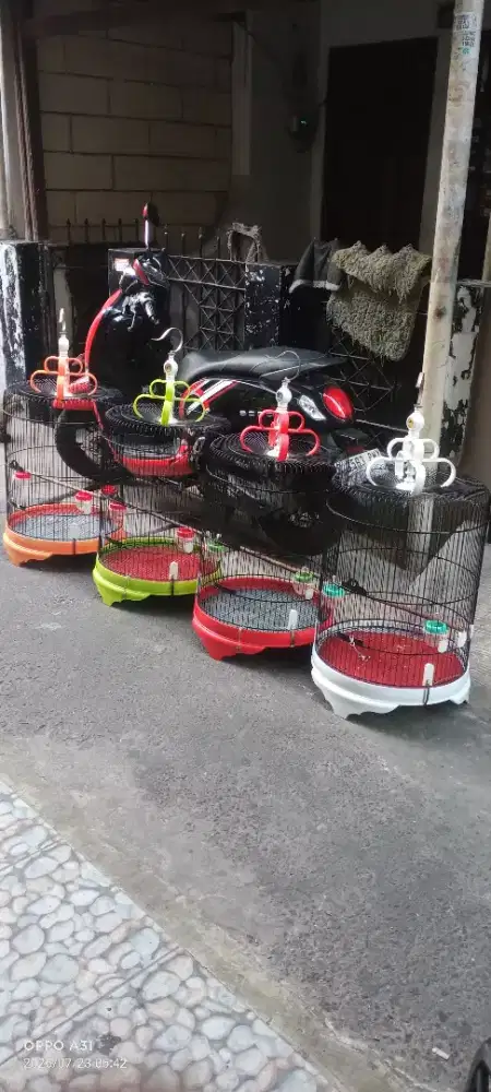 Kandang sangkar burung besi diameter 46