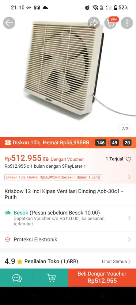 Exhaust krisbow 12 Inc