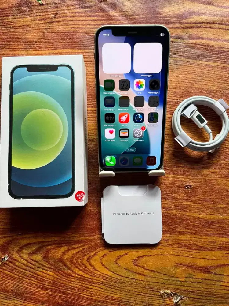 Iphone 12 mini 128gb green inter all operator fulset mulus normal