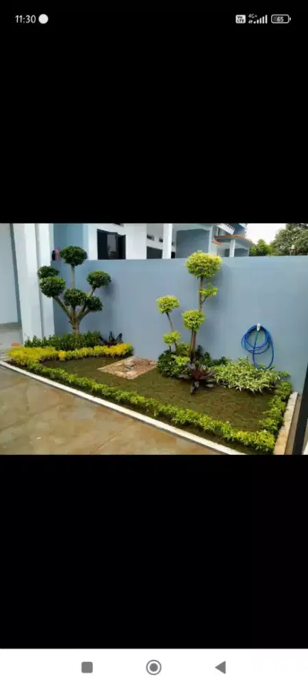 Pembuatan taman rumah