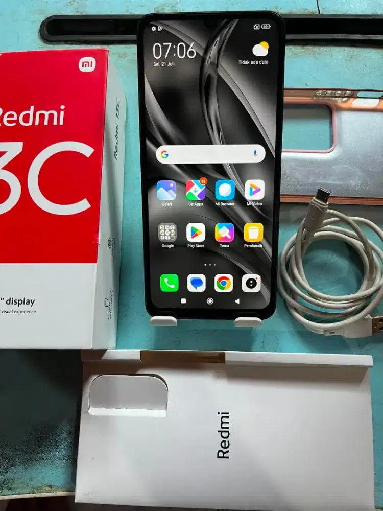 Xiaomi redmi 13c ram8/256gb fulset mulus normal semua
