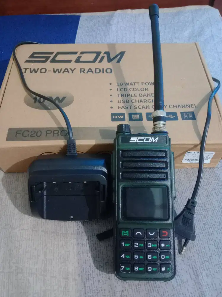 HT SCOM Dual Band VHF UHF Bisa Monitor Airband