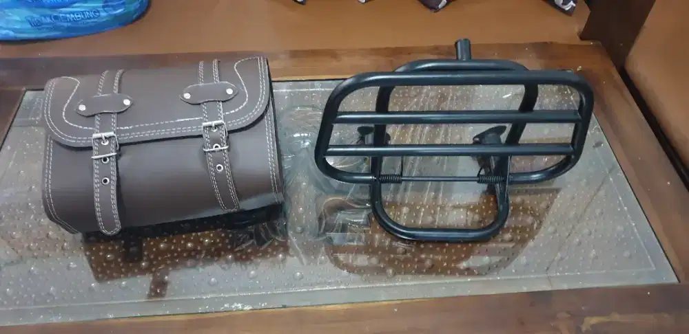 Braket depan & tas yamaha Filano