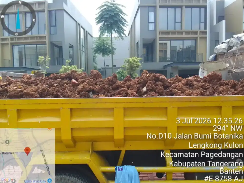 Jasa buang puing dan angkutan sampah