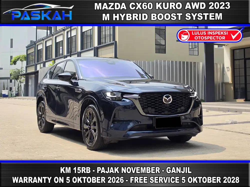 AWD Km=15K BUNGA=4% CX60 KURO AWD 2023 MHEV CX60 3.3 KURO AWD 2023