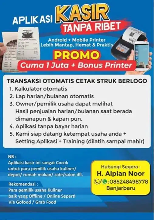 PUNYA USAHA TAPI MASIH CATAT MANUAL?  Saatnya beralih ke APLIKASI