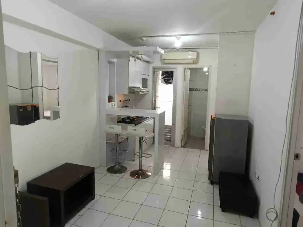 Apartemen Hoek rapih 2 view Gading Nias Residence full furnished dijual tower Alamanda lantai tinggi Kelapa Gading Jakarta Utara