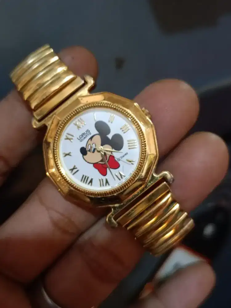 Jam KLASIK ANTIK Mickey Mouse By LORUS