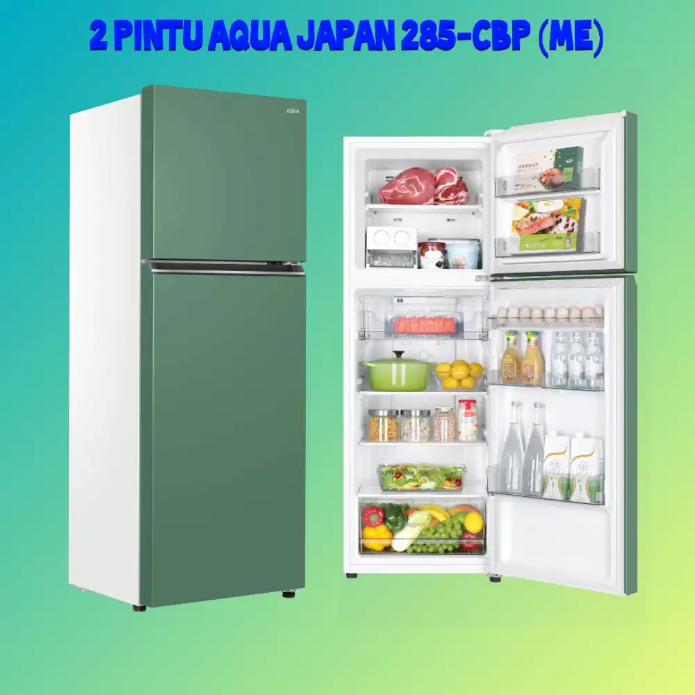 Kulkas 2 pintu AQUA JAPAN 156L ( CB-E) Terbaru..