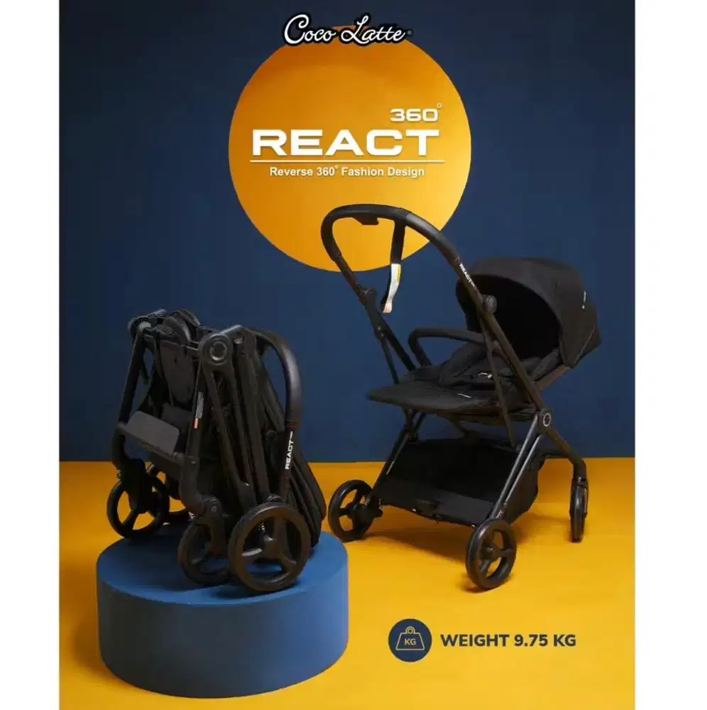 stroller cocolatte react 360