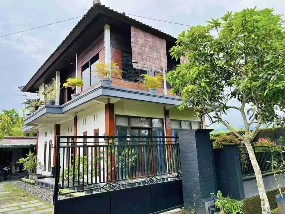 RUMAH LANTAI 2 SEMI VILLA VIEW SAWAH DI SEBUAL JEMBRANA BALI