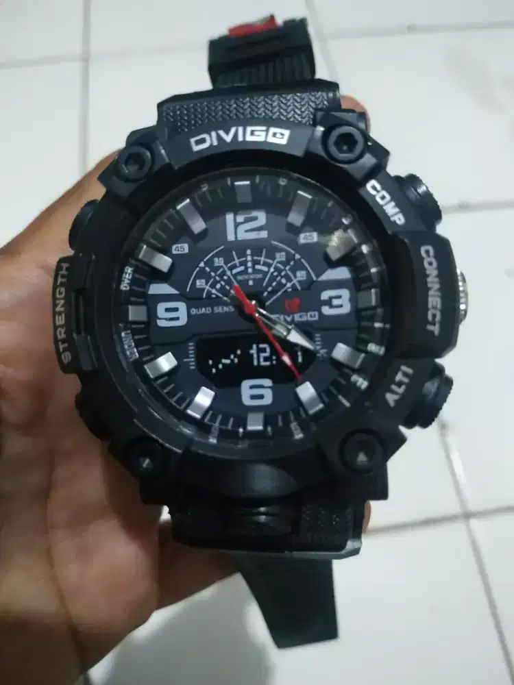 Jam tangan Analog ukuran kingkong model gshock bikin ganteng wateproof