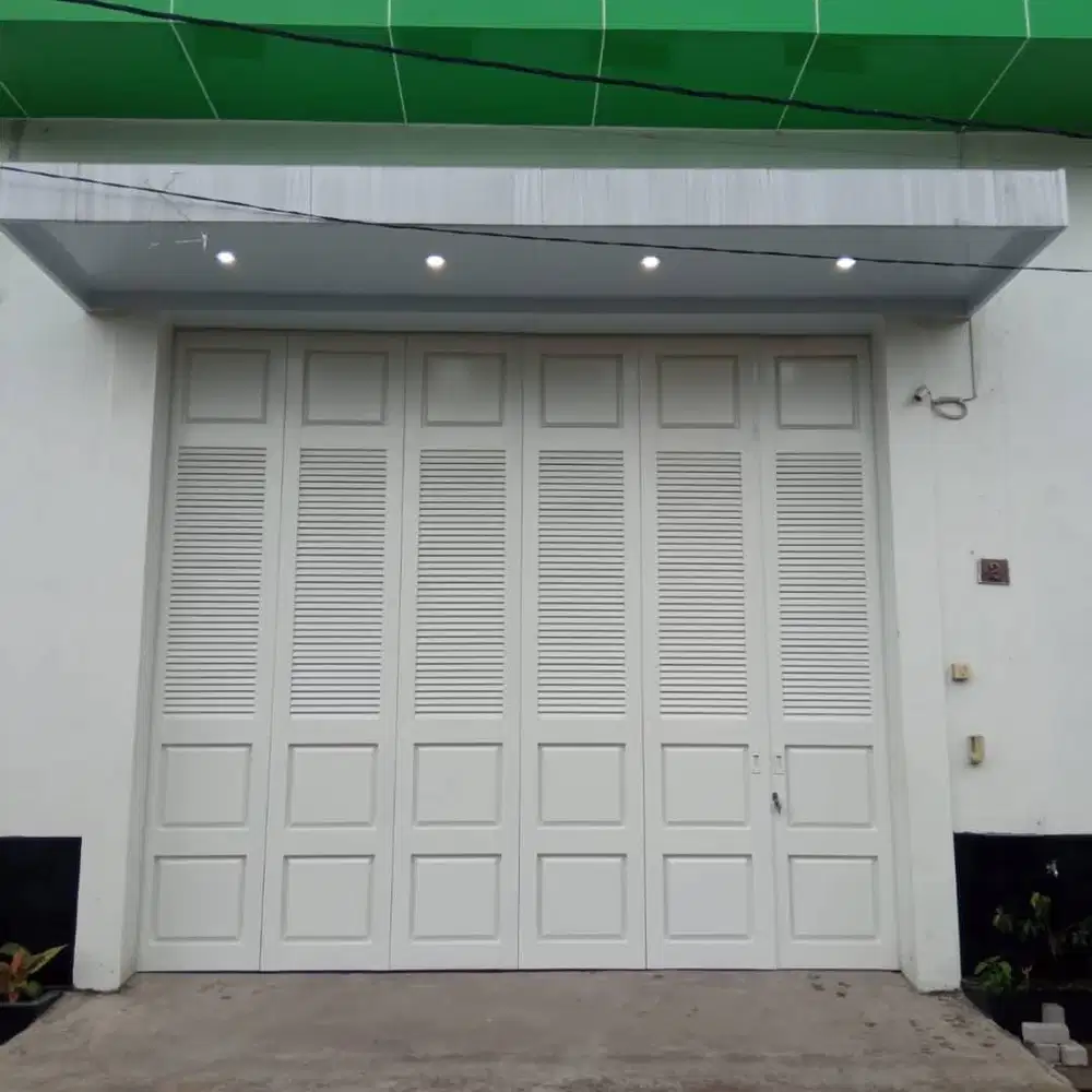 pintu garasi sliding lipat minimalis