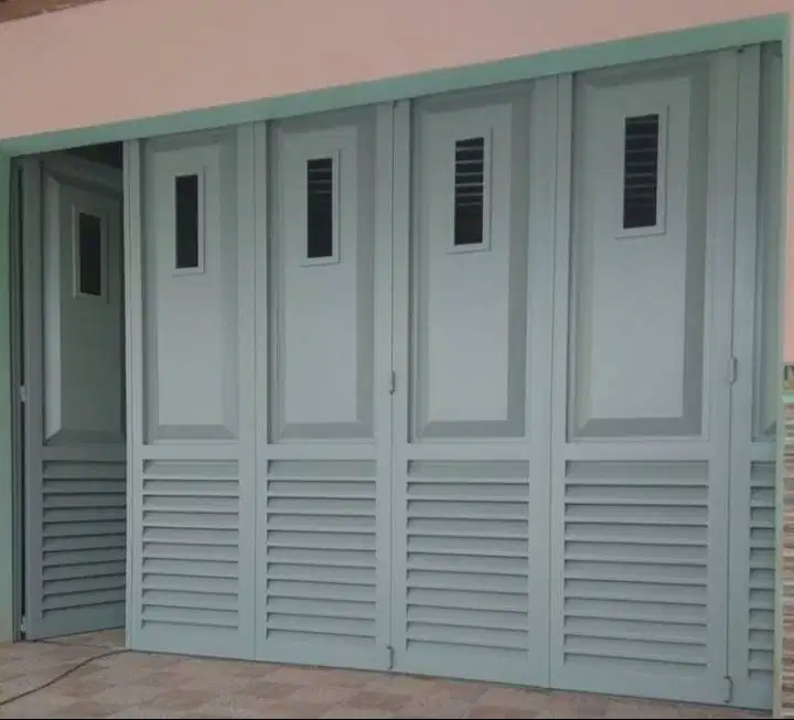 Pintu garasi besi handerson model sliding nikung