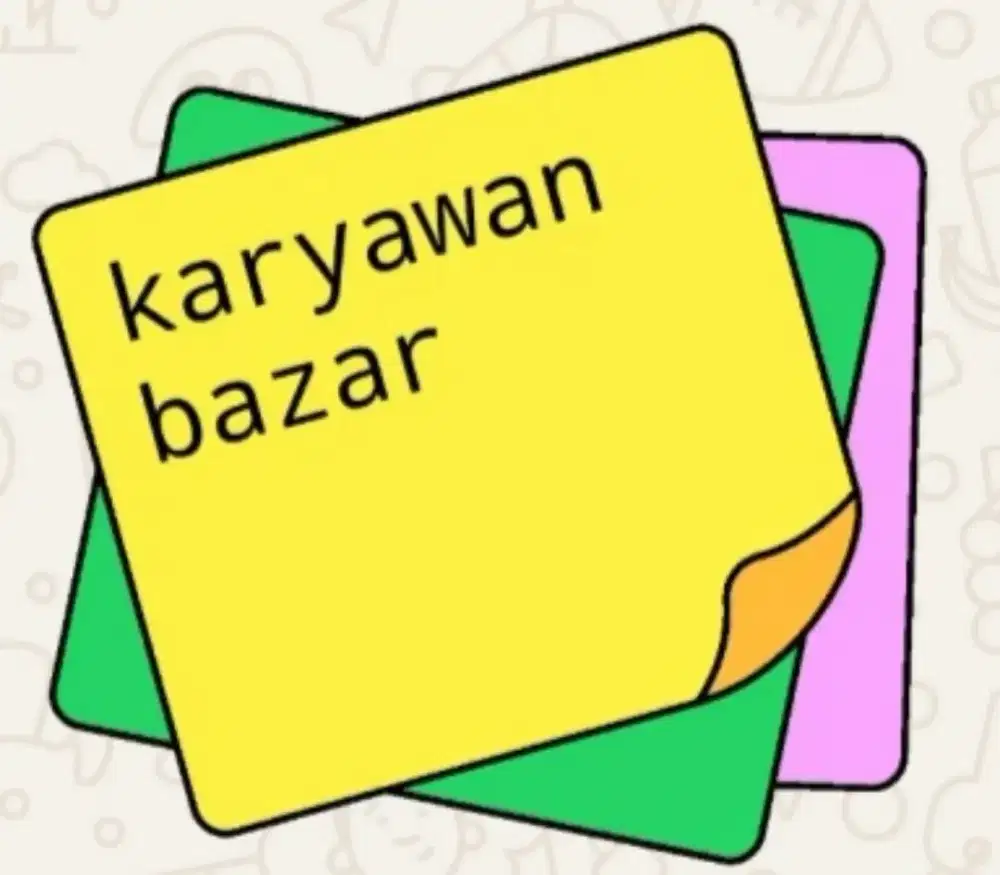 Karyawan Bazar & Kurir
