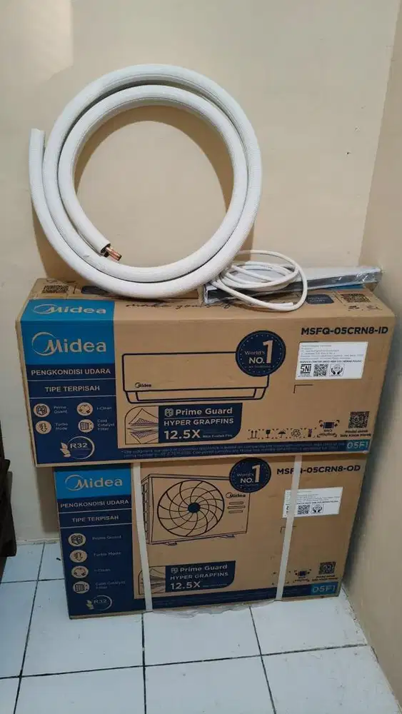 JUAL AC midea baru 1/2 pk