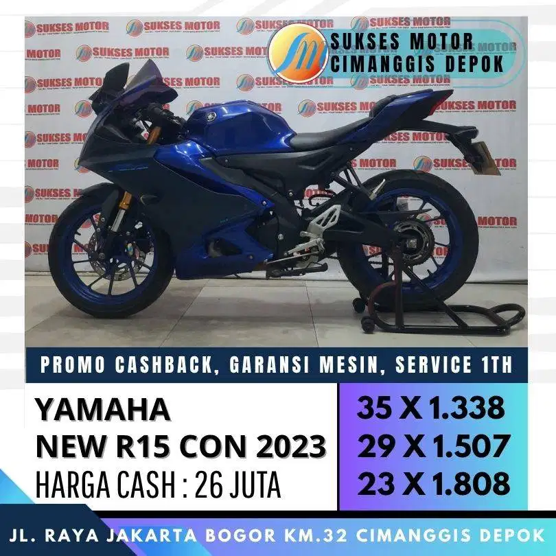 NEW R15 CONNECTED 2023 KM LOW UNIT ISTIMEWA