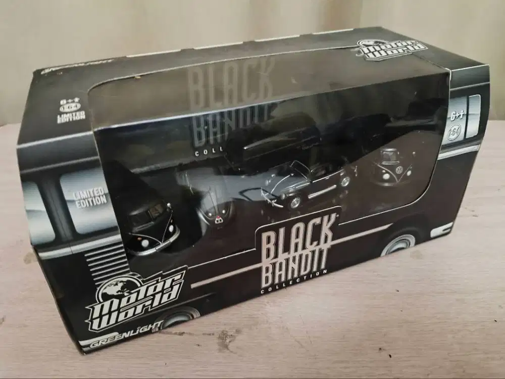 Greenlight Motor World - VOLKSWAGEN BLACK BANDIT 5 PACK SET