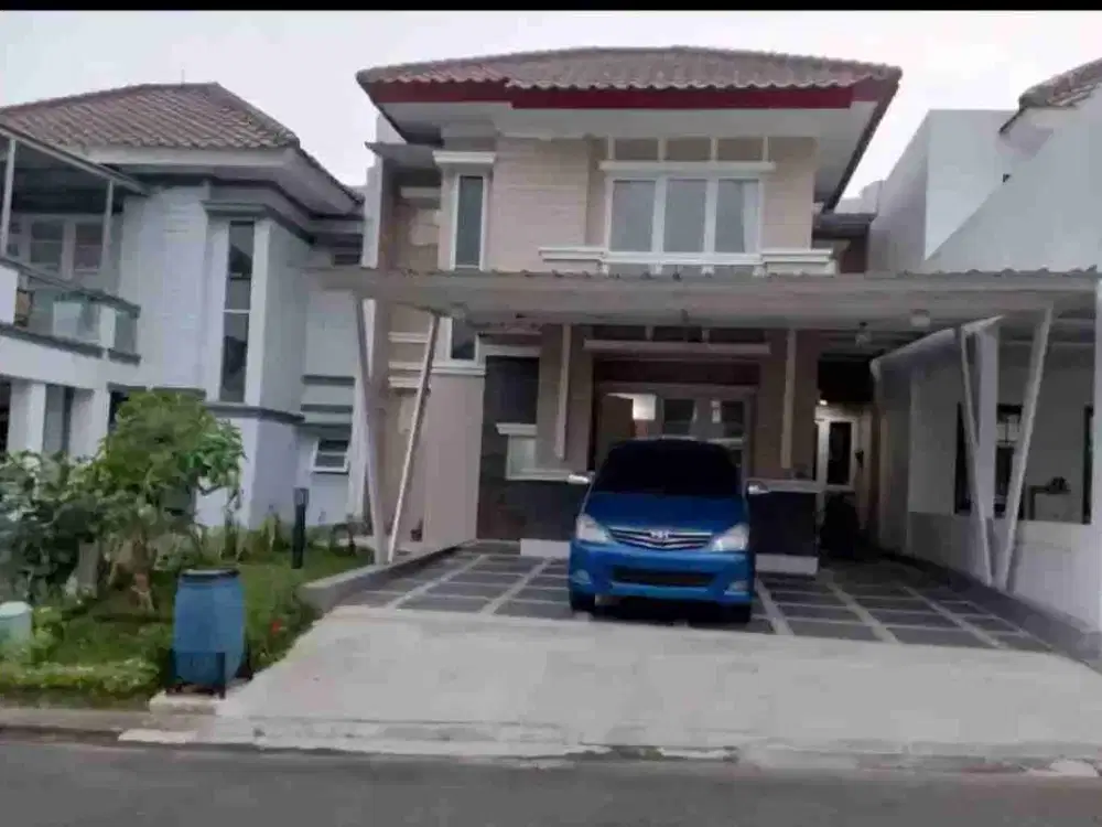 Rumah 2 Lantai Ada Private Pool Rapih Siap Huni Di Legenda Wisata Cibubur