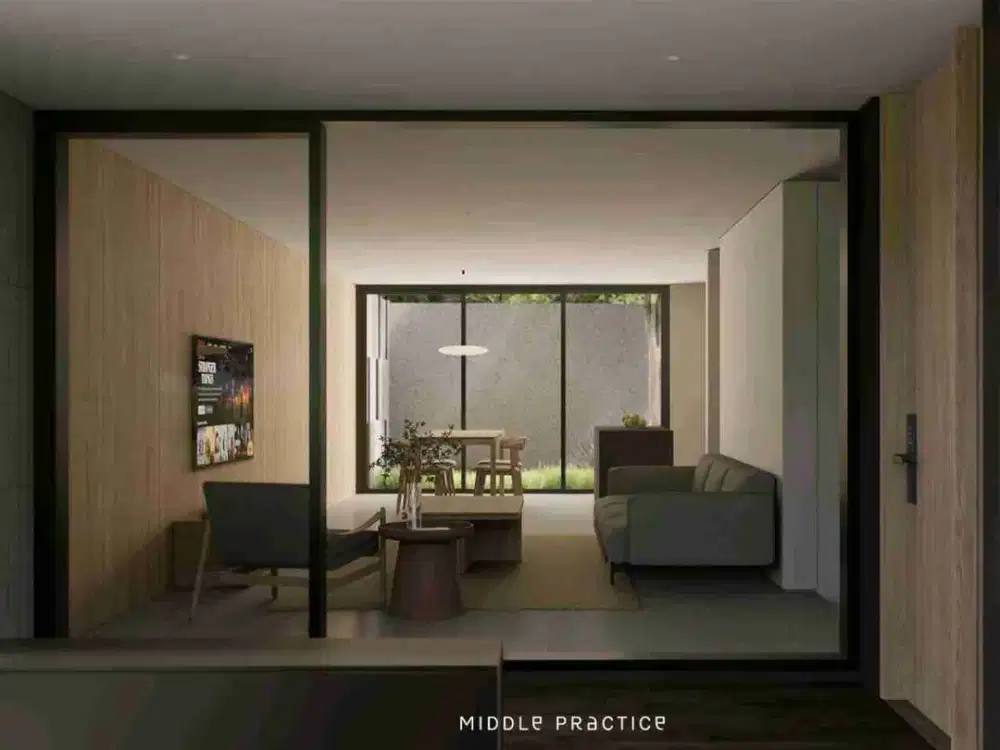 Rumah Brand New 3 Lantai Rooftop dengan Infinite View Delatinos BSD city