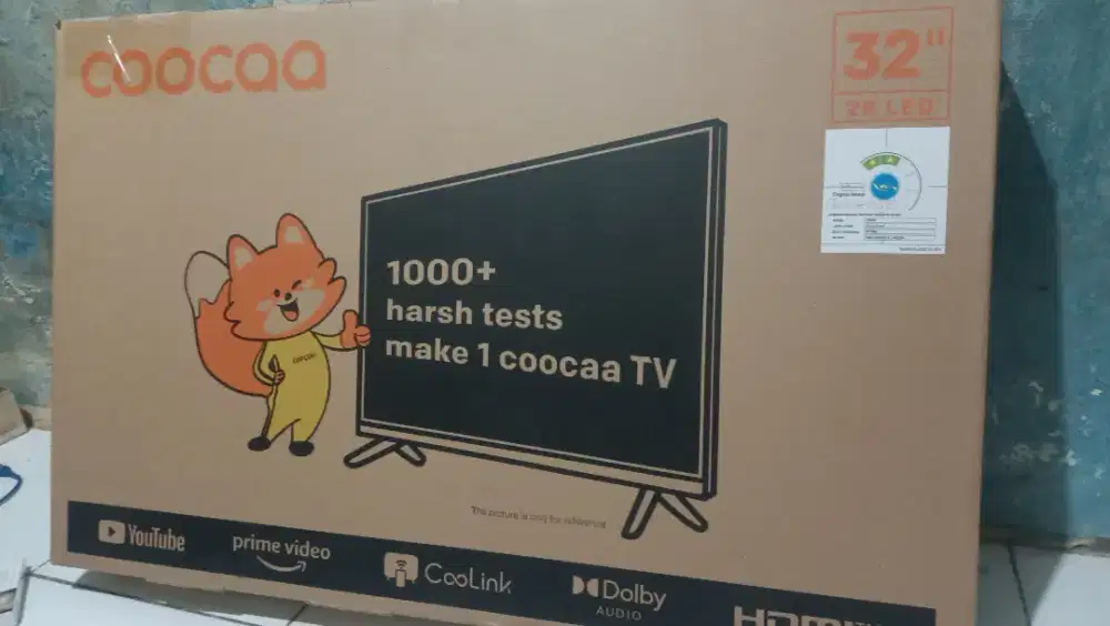 Smart tv coocaa 32 inch fullset no minus